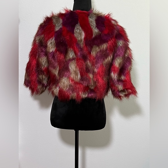 Mustard Seed Vibrant Faux Fur Teddy Jacket - Picture 2 of 5
